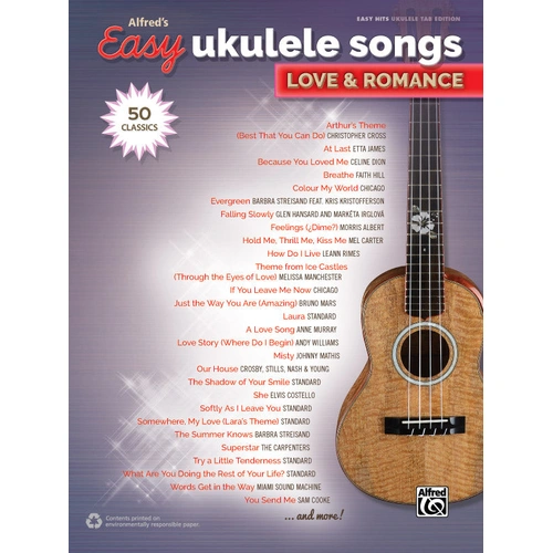 Alfred's Easy Ukulele Songs: Love & Romance Edition
