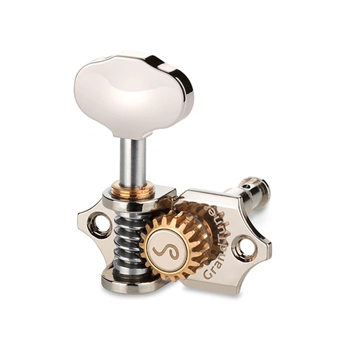 Schaller GrandTune 3/3 Machine Heads - Nickel Finish with Velvet-Tec Technology