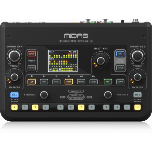 Midas Dp48 Dual Ch Personal Monitor Mixer