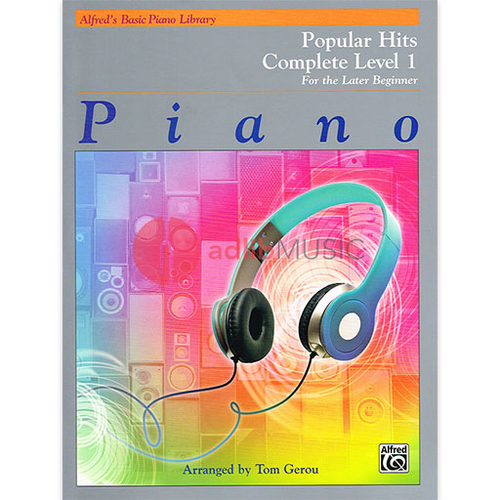 Alfred's Basic Piano Library Popular Hits Level 1 Complete