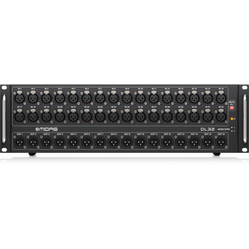 Midas DL32 Stagebox 32 Input 16 Output with Microphone Preamplifiers, ULTRANET and ADAT Interfaces