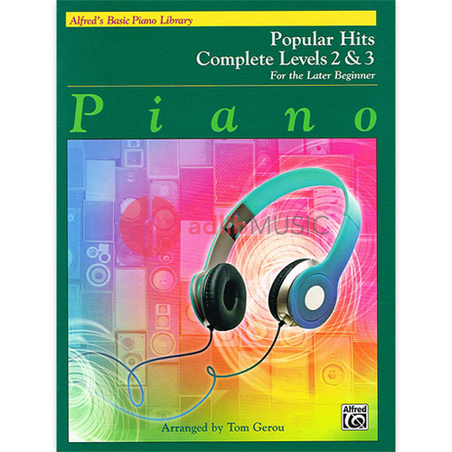 Alfred's Basic Piano Library Popular Hits Level 2/3 Complete