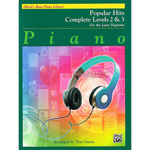 Alfred's Basic Piano Library Popular Hits Level 2/3 Complete