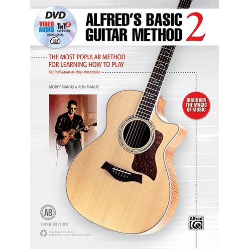 Alfreds Basic Guitar Method 2 Book/Oa/DVD