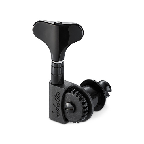 Schaller Bass Machine Heads 4-in-L BM Light Black 10270401