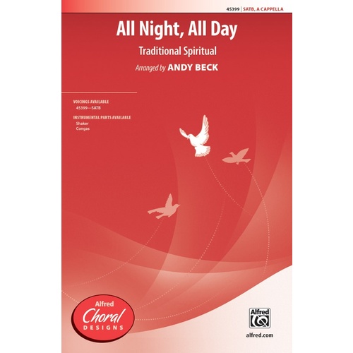 All Night All Day SATB Choral Sheet Music