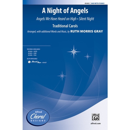 A Night of Angels Choral Sheet Music for 3 Part Mixed/SAB