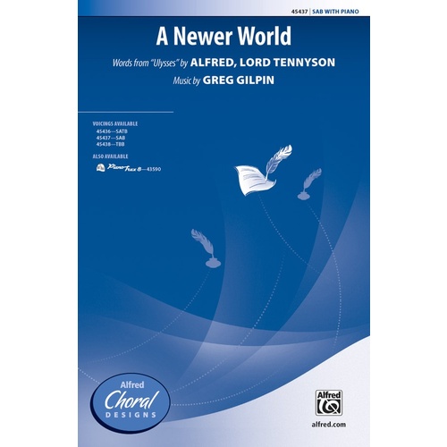 A Newer World SAB Choral Sheet Music