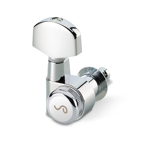 Schaller M6-PIN Rearlocking Tuning Machines 3/3 Chrome with Pin Lock System