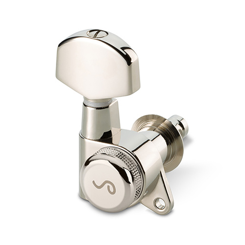 Schaller M6-135 Rearlocking Machine Heads 3/3 Nickel
