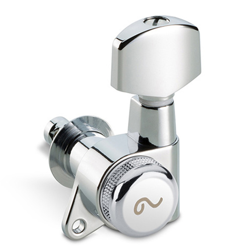 Schaller M6-135 Rearlocking Left-Handed Machine Heads 6-in-Line Chrome