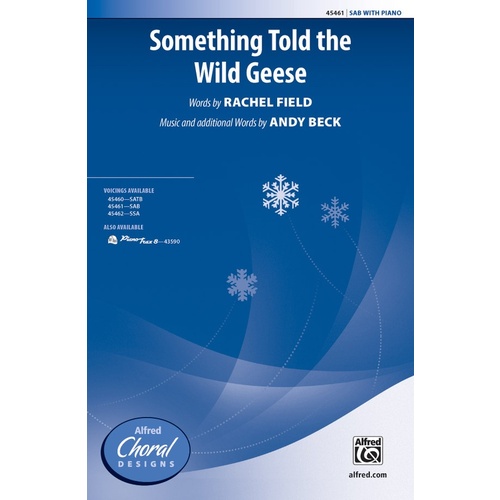 Something Told the Wild Geese Choral Sheet Music SAB