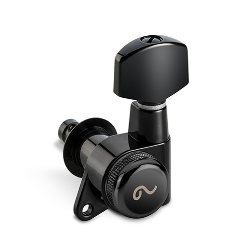 Schaller M6-135 Rearlocking Left-Handed Machine Heads 6-in-Line Black