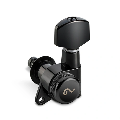 Schaller M6-135 Rearlocking Left-Handed Machine Heads 6-in-Line Black
