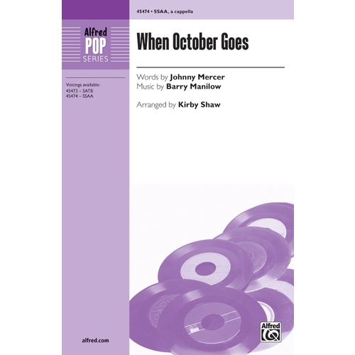 When October Goes SAB Choral Sheet Music
