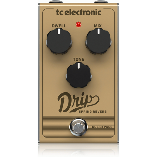 TC Electronic Drip Spring Reverb with Adjustable Dwell, Mix and Tone