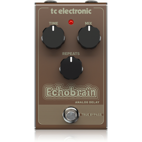 TC Electronic Echobrain Analog Delay Vintage-Style Pedal with Bucket-Brigade Circuit