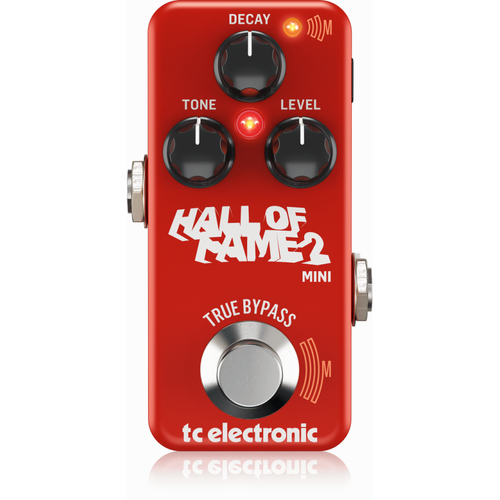 TC Electronic Hall of Fame 2 Mini Reverb Pedal with MASH Footswitch and Shimmer Algorithm