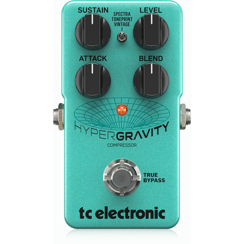 TC Electronic Hypergravity Compressor Multiband Pedal with Vintage Mode and Built-In TonePrints