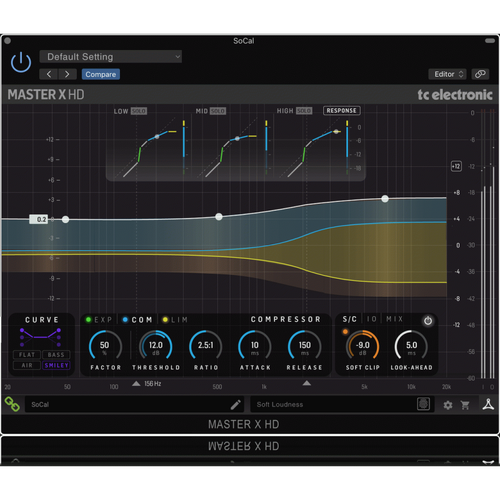 TC Electronic Master X HD-DT Multiband Dynamics Processor Plug-In with Hardware Controller