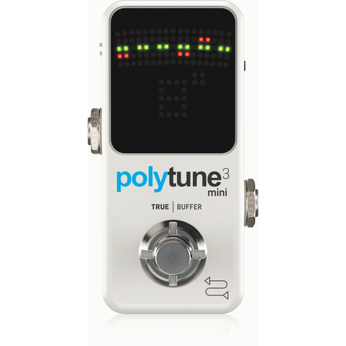 TC Electronic Polytune 3 Mini Polyphonic Tuner with Multiple Tuning Modes and Built-In Bonafide Buffer