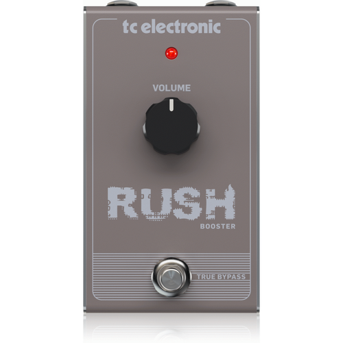 TC Electronic Rush Booster Ultra-Transparent Clean Boost with 20 dB Gain