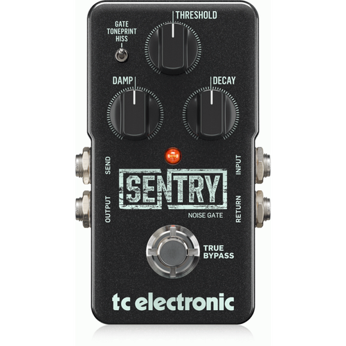 TC Electronic Sentry Multiband Noise-Gating Pedal with Hard-Gate Mode and Built-In TonePrints