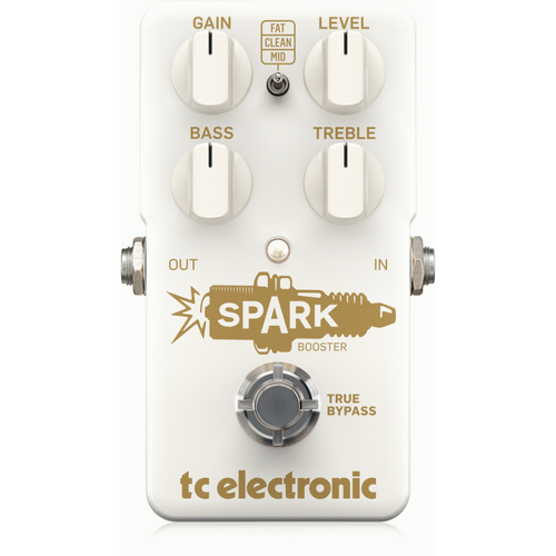 TC Electronic Spark Booster Pedal with Gain Control and Active EQ
