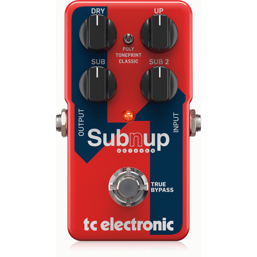TC Electronic Sub 'N' Up Octaver Pedal with Monophonic Octaver and TonePrint Technology