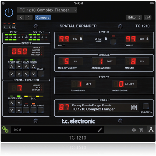 TC Electronic TC1210-DT Spatial Expander Plugin with Hardware Controller and Presets