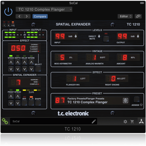 TC Electronic TC1210-DT Spatial Expander Plug-in with Hardware Controller and Presets