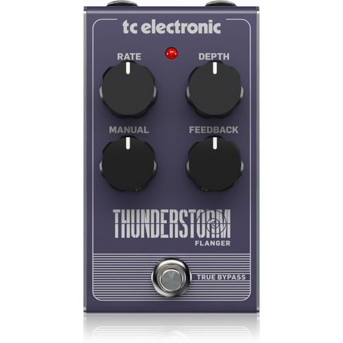 TC Electronic Thunderstorm Flanger Vintage-Style Pedal Analog Bucket-Brigade Circuit