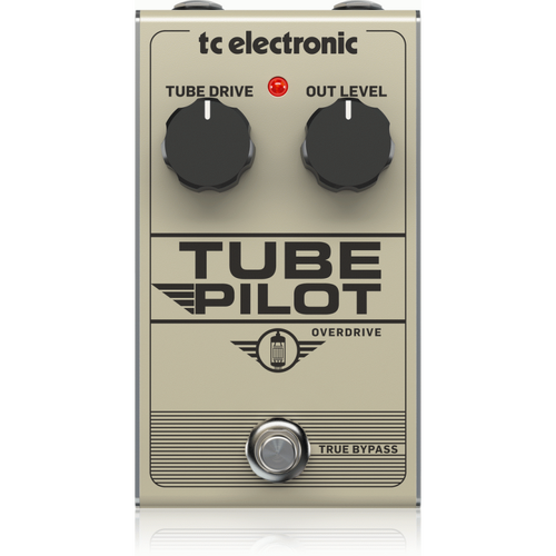 TC Electronic Tube Pilot Overdrive Pedal 12AX7 Real Tube Warm Sound