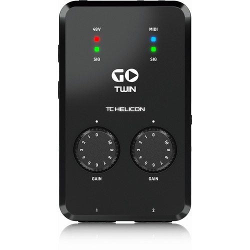 TC Helicon Go Twin HD 2-Channel Audio Midi Interface