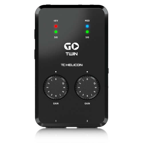 TC Helicon Go Twin HD 2-Channel Audio Midi Interface
