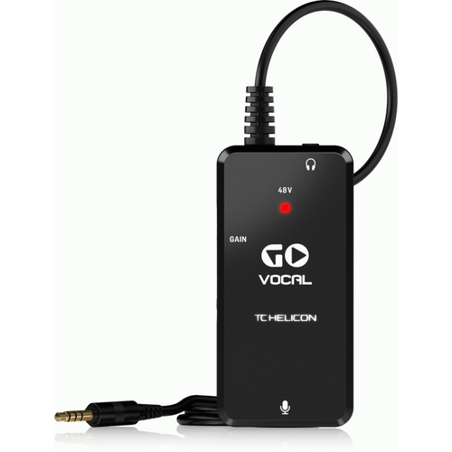TC Helicon Go Vocal Microphone Preamp for Mobile Devices