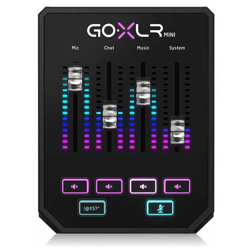 TC Helicon GoXLR Mini Broadcaster Mixer w/ USB Audio Interface