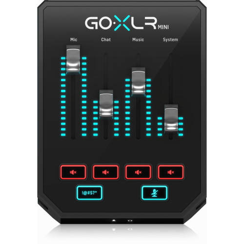 TC Helicon GOXLR Mini Online Broadcast Mixer with USB Audio Interface and Midas Preamp