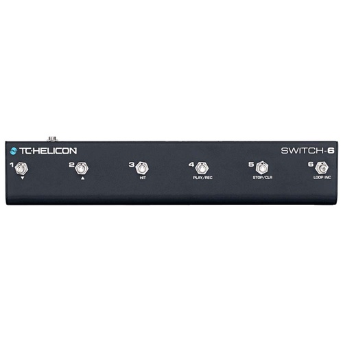 TC Helicon Switch 6 - Six Button Footswitch for Use with Voicelive 3 - 