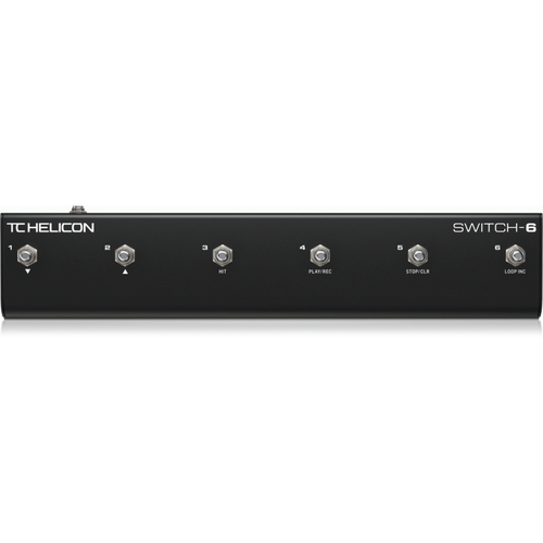 TC Helicon Switch-6 Sturdy 6-Switch Accessory Pedal for Effects Control