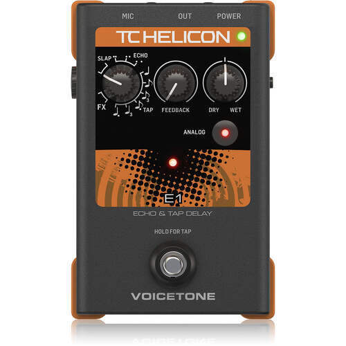 TC Helicon Voicetone E1 Vocal Echo Effects Pedal