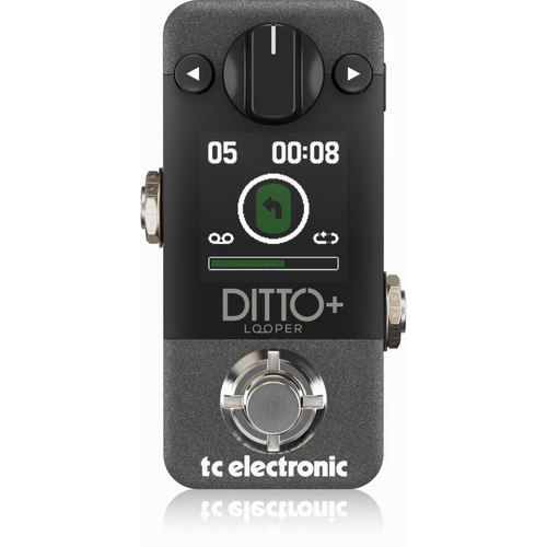 TC Electronic Ditto Plus Looper Pedal - 60-Minute Multi-Session Capability