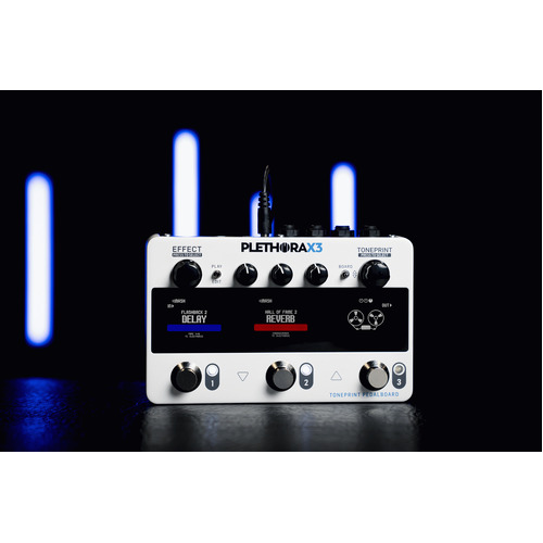 TC Electronic Plethora X3 TonePrint Guitar Effects Pedal Board