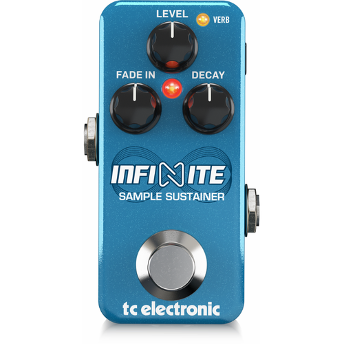 TC Electronic Infinite Mini Sample Sustainer Pedal with TonePrint and Compact Design