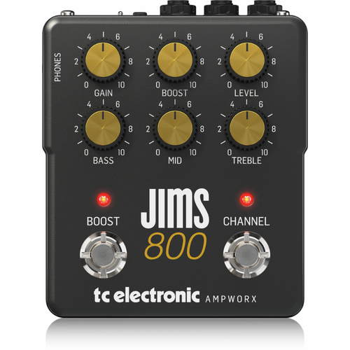 TC Electronic Jims 800 Dual Channel Guitar Preamp Pedal