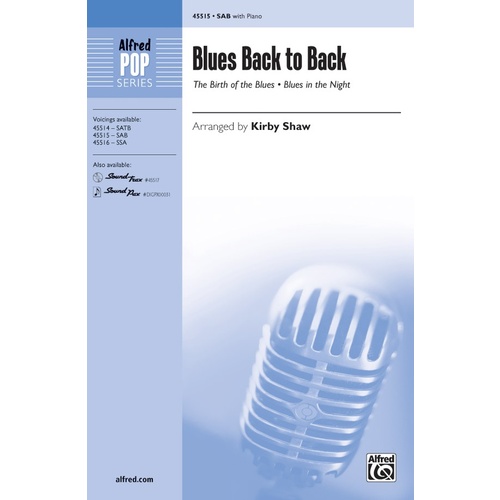 Blues Back to Back SAB Choral Sheet Music