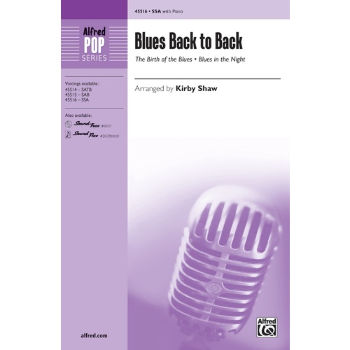 Blues Back to Back SSA Choral Sheet Music