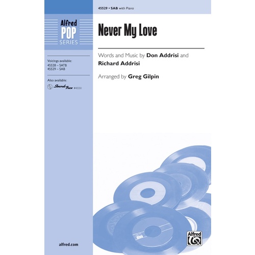 Never My Love SAB