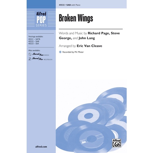 Broken Wings SAB Choral Sheet Music
