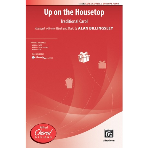 Up On the Housetop SATB Choral Sheet Music